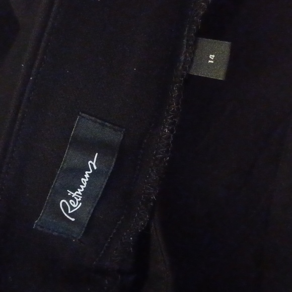 4/$60 Black Pull-on Dress Pants - Size 14 - Picture 6 of 7